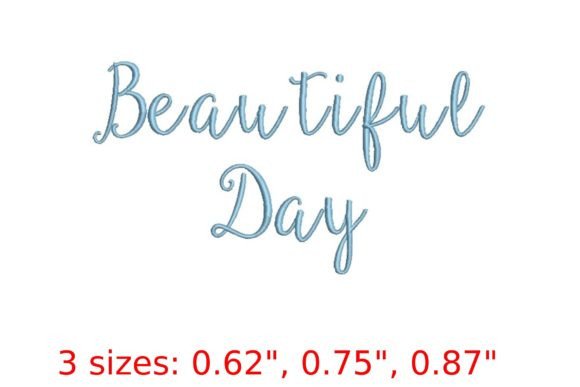 Beautiful Day Font: A Creative Journey Through Embroidery
