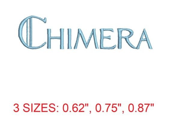 Chimera Font: A Magical Tool for Embroidery Enthusiasts