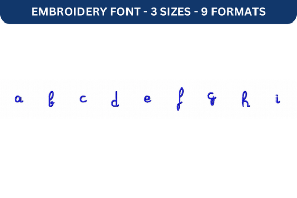 Discover the Beauty of Marguerite Font Lower a to I in Embroidery Design