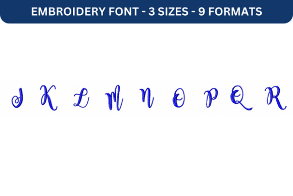 Exploring the Magnolia Sky Font Upper J to R: A Versatile Embroidery Solution