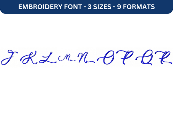 Exploring the Versatility of Lovely Home Font Upper J to R for Embroidery Design