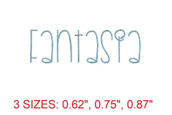 Fantasia Embroidery Font – Unleash Your Creativity
