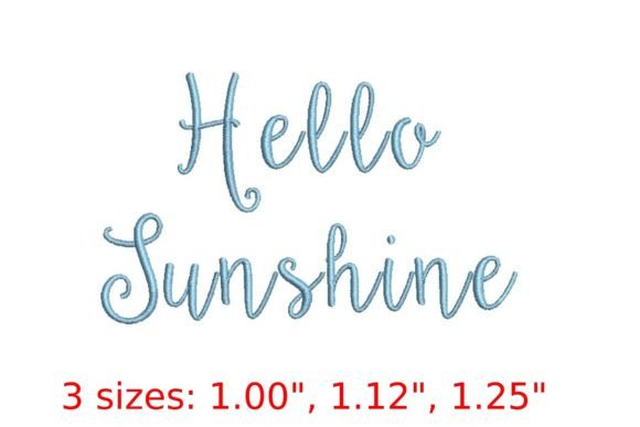 Hello Sunshine Embroidery Font: A Strategic Tool for Creative and Business Expression