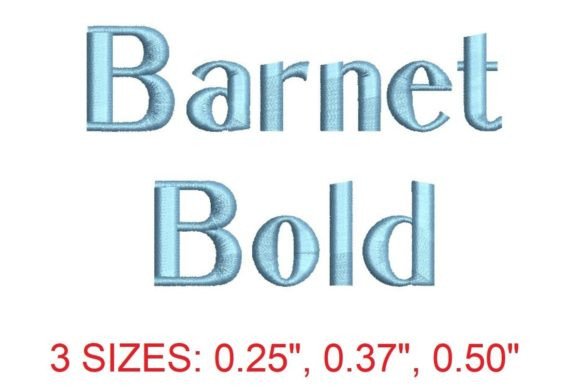 Mastering the Art of Embroidery with Barnet Bold Font