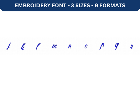 Question and Love Font Lower J to R: A Versatile Embroidery Font for Personalized Designs